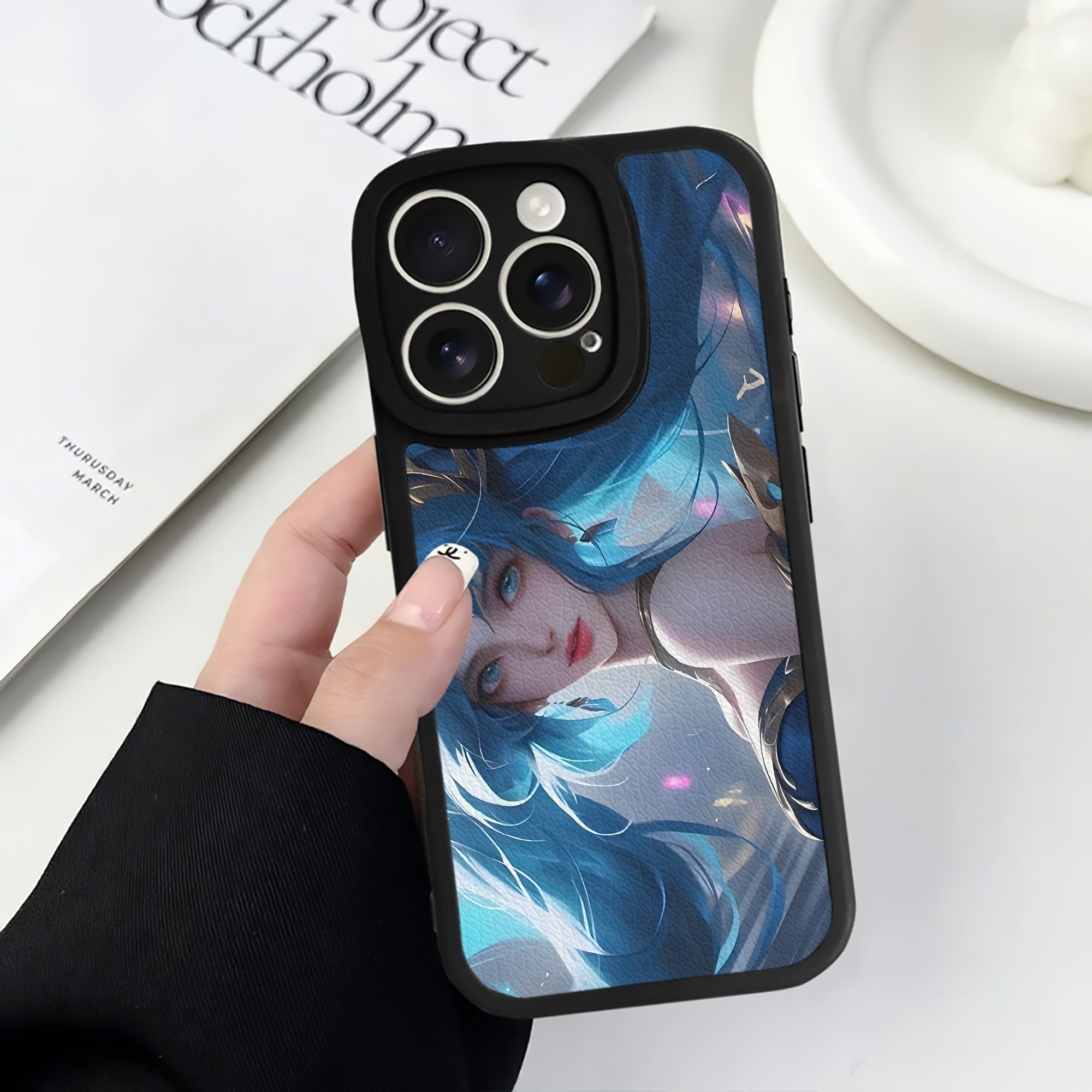 リーグ・オブ・レジェンド League of Legends LOL 【iPhone 16シリーズ対応】シリコンスマホケース（レザー調） 材質：シリコン